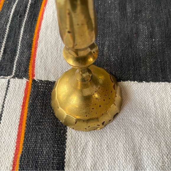 Vintage Solid Brass Candlestick Holder. Medium size. - Picture 6 of 13